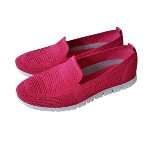 NEW Cole Haan Zerogrand Stitchlite Knit Loafers Bright Pink